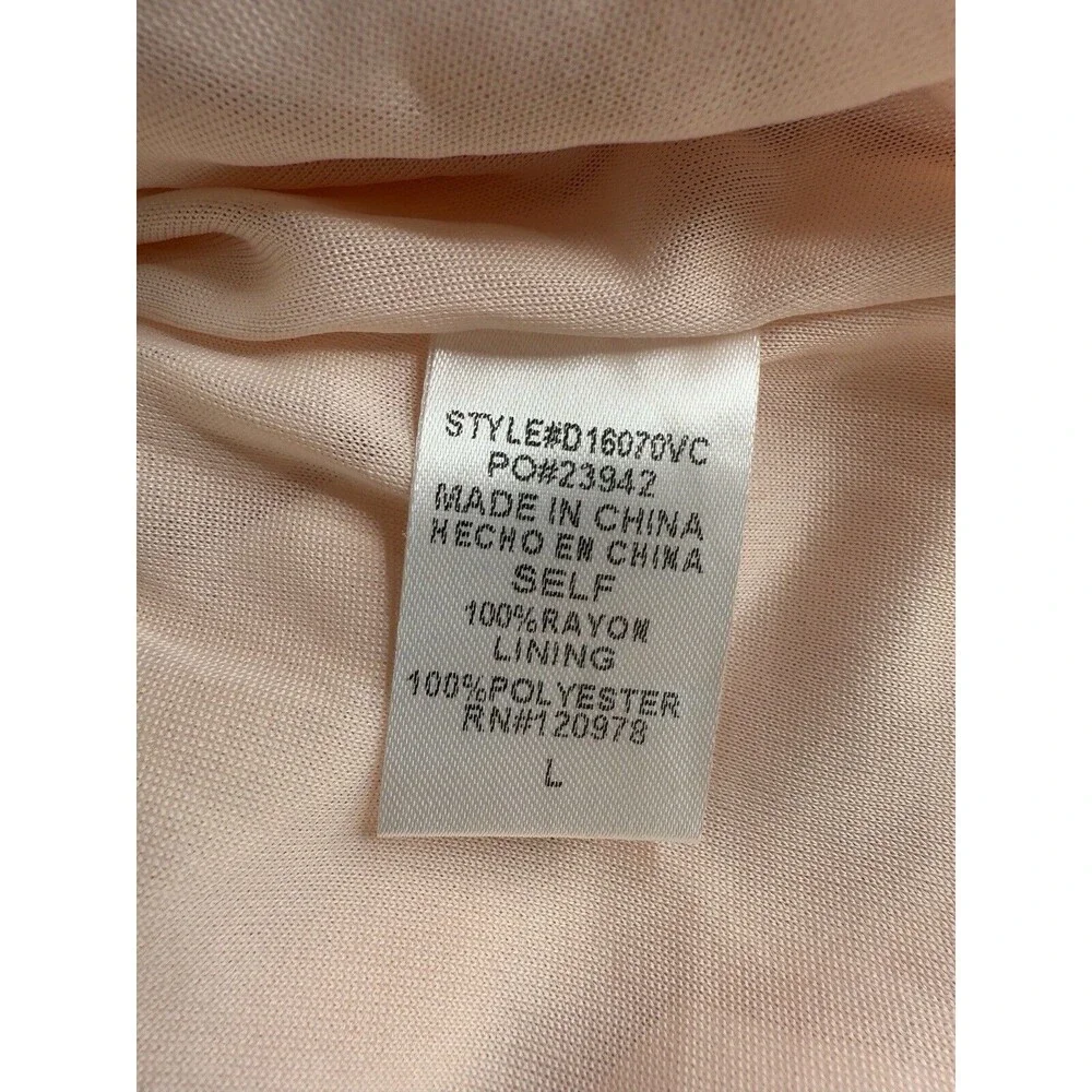 Vici Pink and Orange Pleated Midi Sundress - Picture 6 of 7